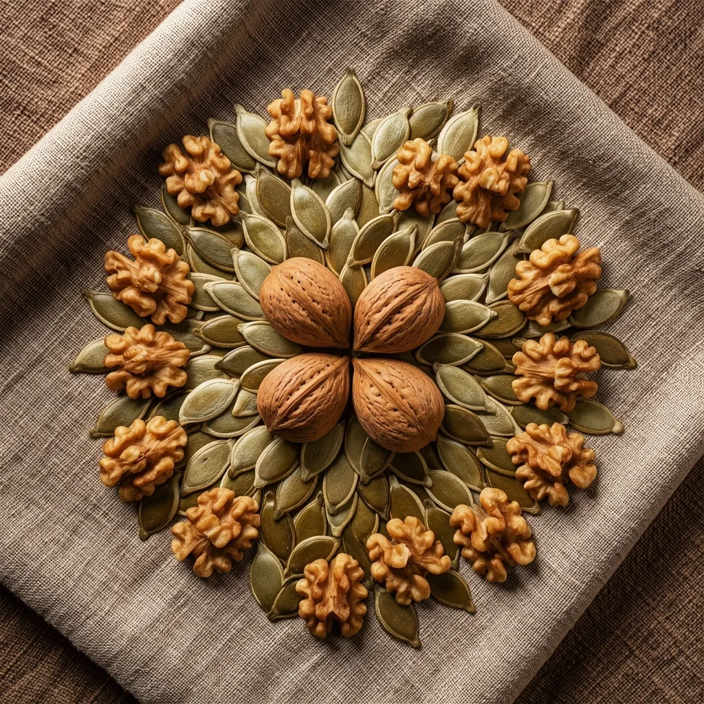 Semillas de calabaza y nueces